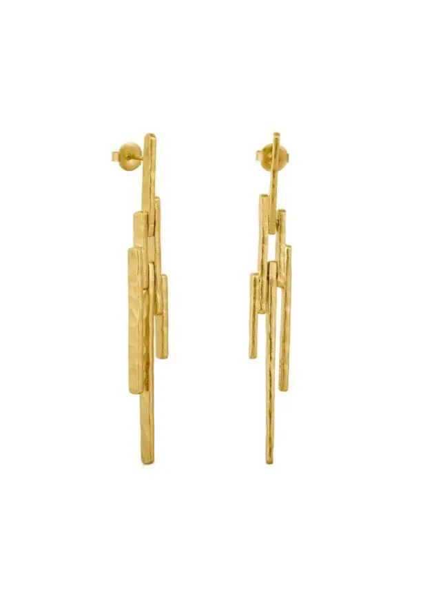 Angel Hoops Golden Earrings